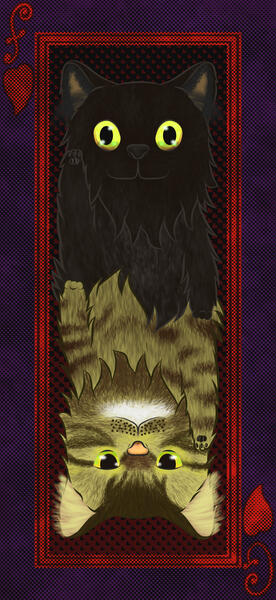 Galaxy &amp; Floyd Playing Card